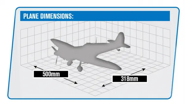 Volantex P-51D Mustang 500mm RTF with Gyro - Red — image 12 of 20