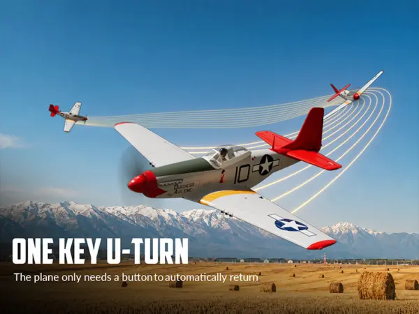 Volantex P-51D Mustang 500mm RTF with Gyro - Red — image 18 of 20