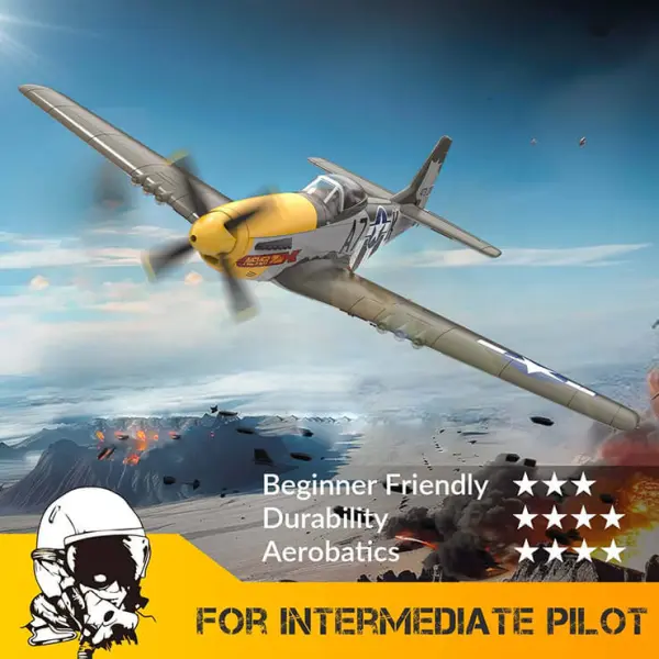 Volantex P-51D Mustang 500mm RTF With Gyro - Green — image 7 of 20