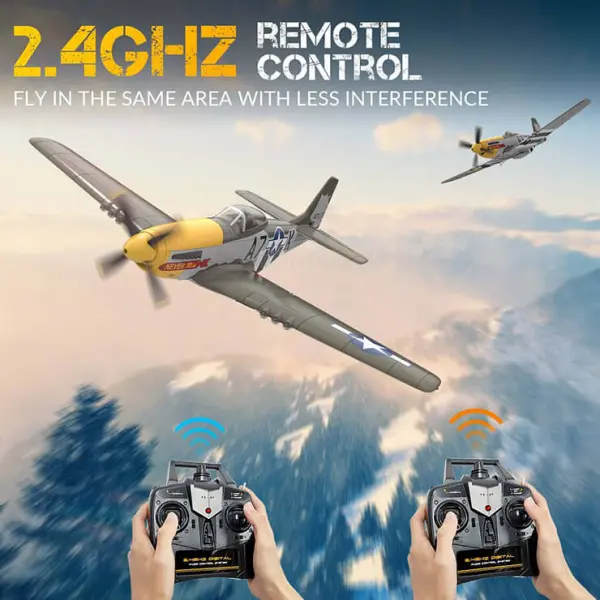 Volantex P-51D Mustang 500mm RTF With Gyro - Green — image 5 of 20