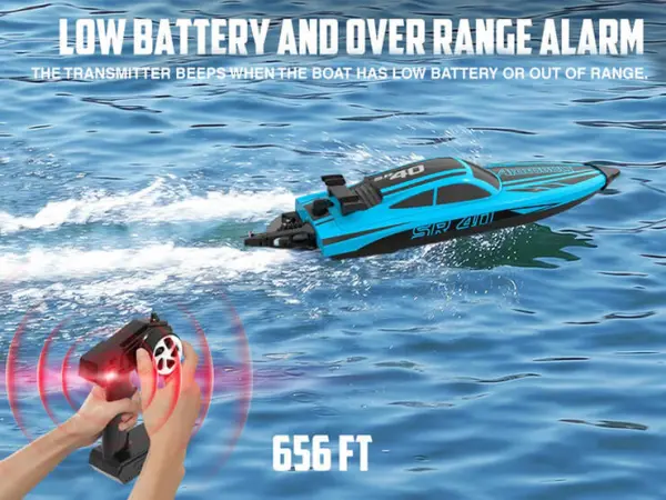 Volantex Arrobolt SR40 40mm Brushless Boat ARTR - Blue — image 4 of 14