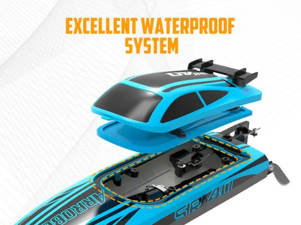 Volantex Arrobolt SR40 40mm Brushless Boat ARTR - Blue — image 7 of 14