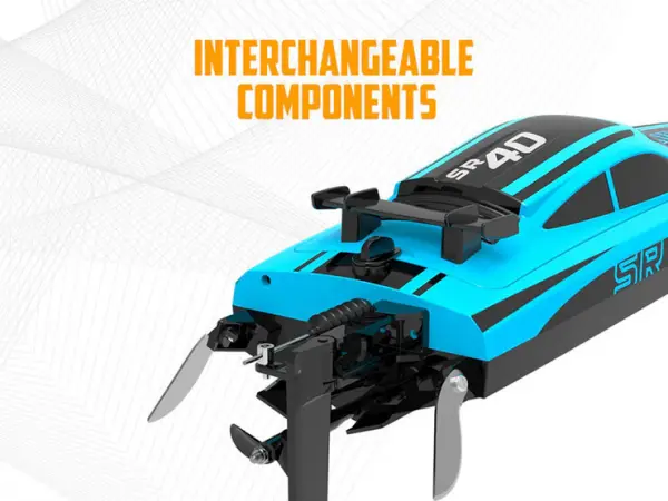 Volantex Arrobolt SR40 40mm Brushless Boat ARTR - Blue — image 11 of 14