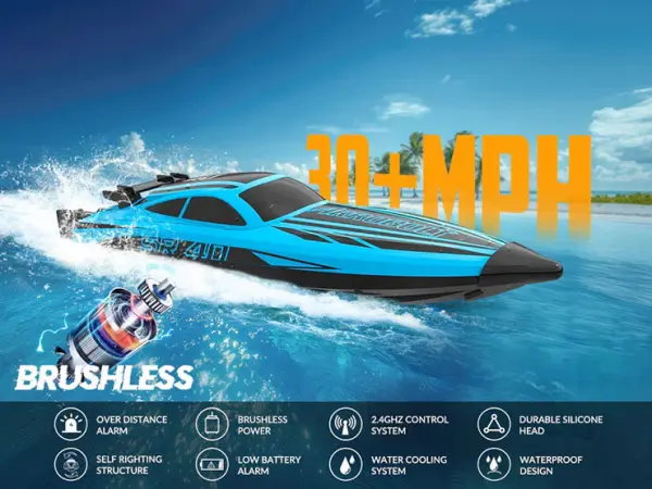 Volantex Arrobolt SR40 40mm Brushless Boat ARTR - Blue — image 6 of 14