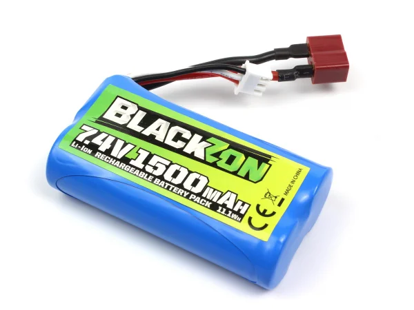 BlackZon Smyter Battery Pack - Li-ion 7.4V, 1500mAh - Deans T Plug