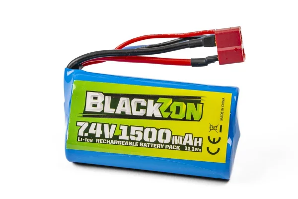 BlackZon Smyter Battery Pack - Li-ion 7.4V, 1500mAh - Deans T Plug