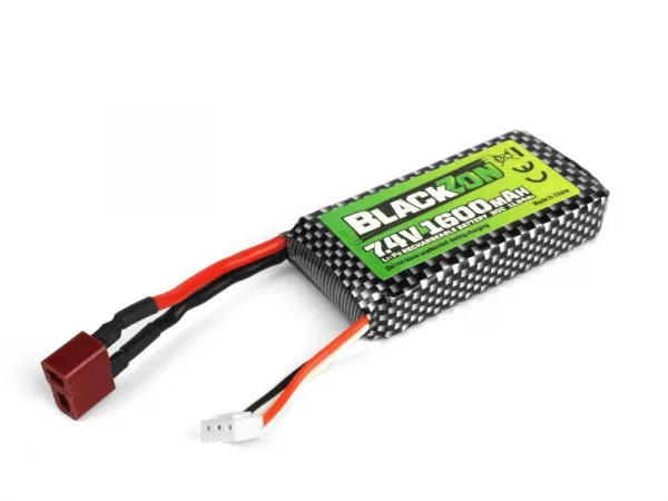 Blackzon Smyter Turbo Battery Pack - LiPo 7.4V 1600mAh - Deans