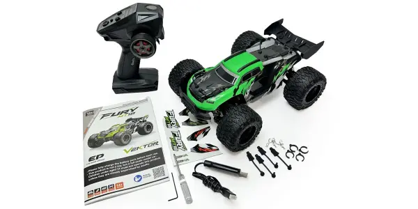 VEKO Mini Fury MT18 4WD Green 1:18 RTR — image 2 of 9