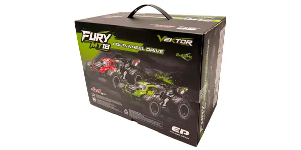 VEKO Mini Fury MT18 4WD Green 1:18 RTR — image 8 of 9