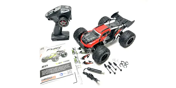 VEKO Mini Fury MT18 4WD Red 1:18 RTR — image 1 of 6
