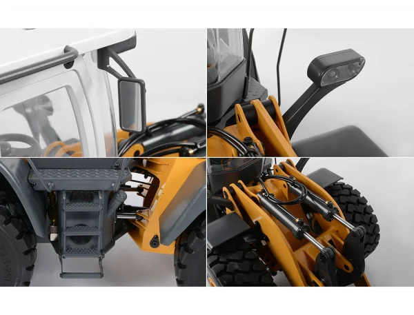 RC4WD 1:14 Scale Earth Mover 870K Hydraulic Wheel Loader w/White Cab RC4WD