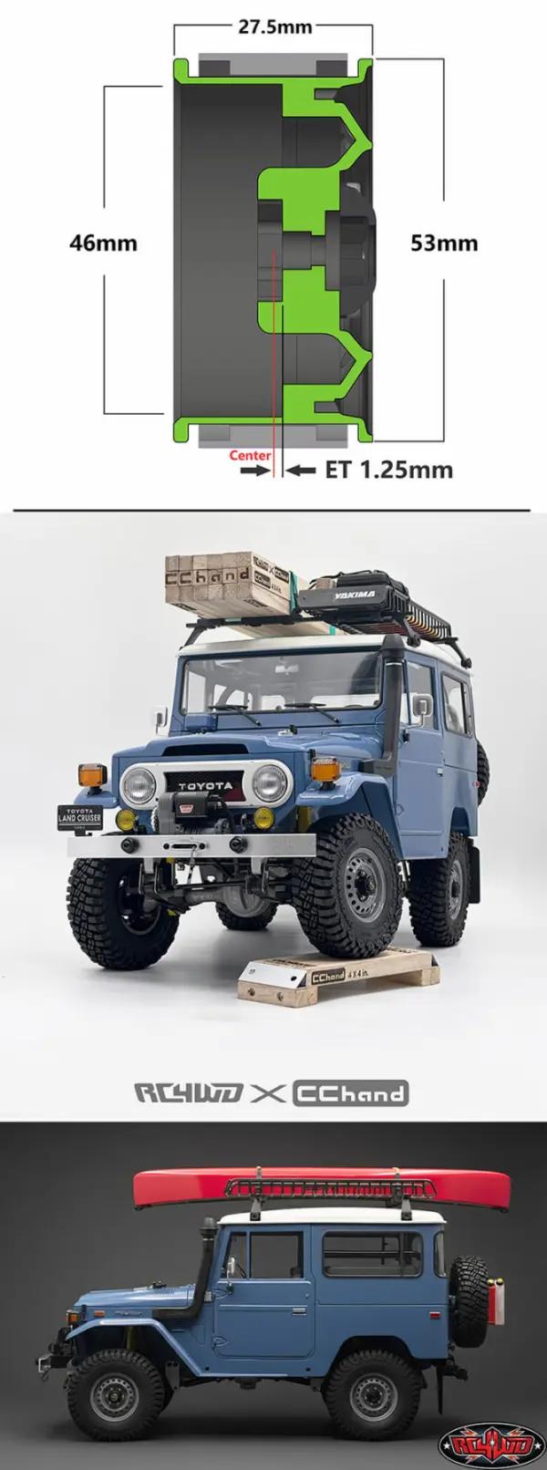 RC4WD Cruiser 1.9 Beadlock Wheels — image 5 of 5