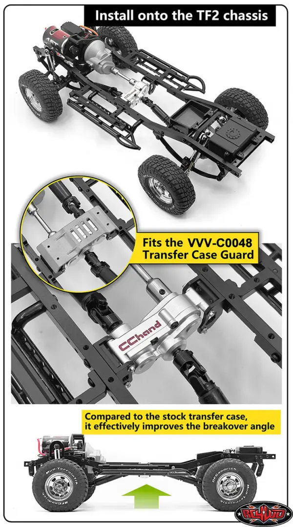 RC4WD CR Transfer Case For Trail Finder 2/Gel 2 (1.47/1) — image 3 of 10