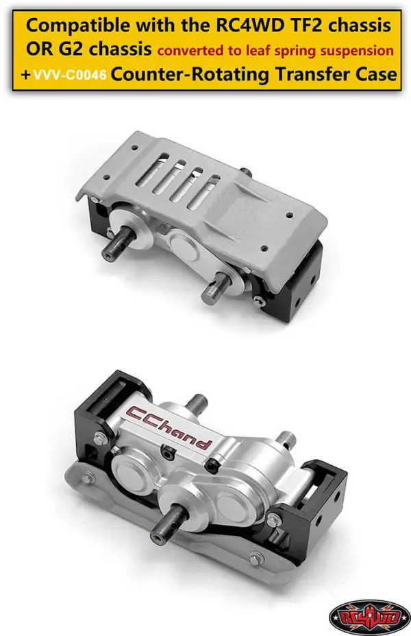 RC4WD CR Transfer Case Guard Trail Finder 2 / Gel 2 (Leaf) — image 6 of 8
