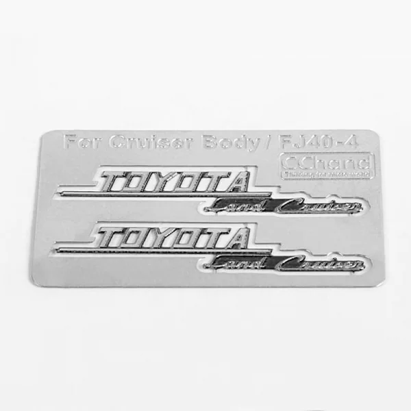 Side Metal Emblems for RC4WD Cruiser Body (Side B) RC4WD