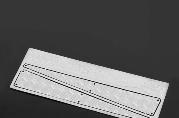 Metal Side Diamond (A) Plates for RC4WD Cruiser Body (Silver) RC4WD