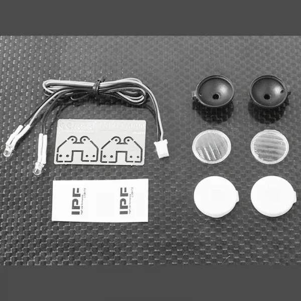 1:10 Round IPF Lights w/LED RC4WD