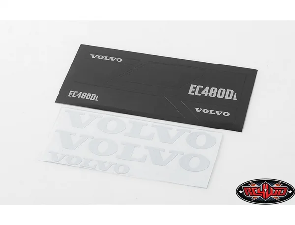 RC4WD Volvo Decal Sheet Set for 1:14 Earth Digger 360L