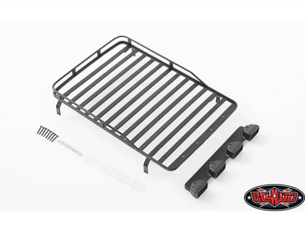 RC4WD Roof Rack With Light Pods For 1:18 Gelande D90 (Black)