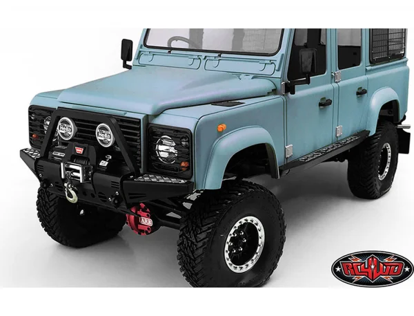RC4WD Metal Front Bumper W/Stinger A Nd Lights For Gelande II D90/D — image 7 of 8