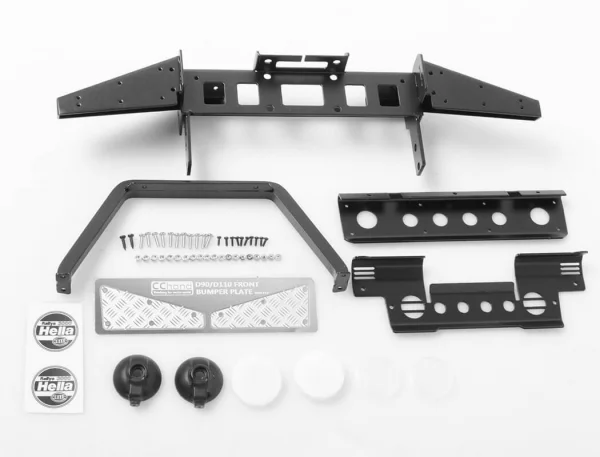 RC4WD Metal Front Bumper W/Stinger A Nd Lights For Gelande II D90/D — image 6 of 8