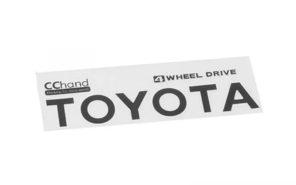 RC4WD Metal Rear Emblem for TF2 Mojave Body (Black) — image 3 of 3
