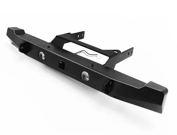 RC4WD Solid Rear Bumper W/Lights For Axial SCX10 II Xj (Black) &mdash; image 6 of 6