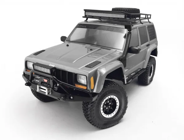 RC4WD Krabs Roof Rack W/Spare Tire Mount For Axial SCX10 II Xj (Black)
