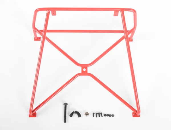 RC4WD Roll Bar Rack W/Spare Mount For RC4WD Chevy Blazer Body (Red)