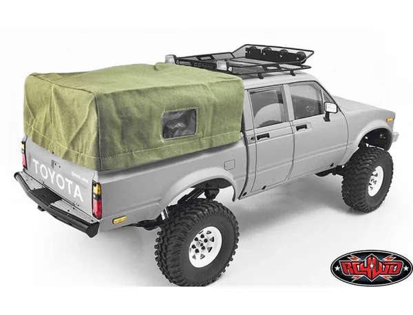 Bed Soft Top w/Cage for RC4WD Mojave II Four Door (Green) RC4WD — image 2 of 9
