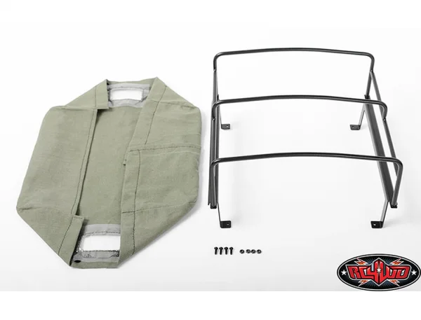 Bed Soft Top w/Cage for RC4WD Mojave II Four Door (Green) RC4WD — image 9 of 9