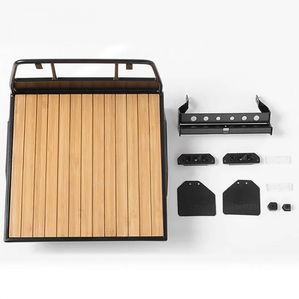 Wood Flatbed w/Mudflaps for Mojave II Four Door Body Set RC4WD