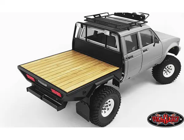 Wood Flatbed w/Mudflaps for Mojave II Four Door Body Set RC4WD — image 16 of 17