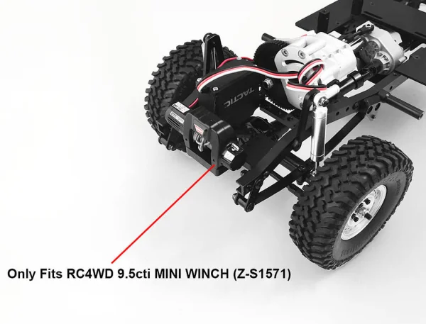 RC4WD Kangaroo Front Bumper W/Lights For Mojave II 2/4 Door Body Set (Black)