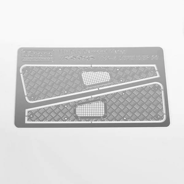 Diamond Plate Fender Covers for Traxxas TRX-4 RC4WD
