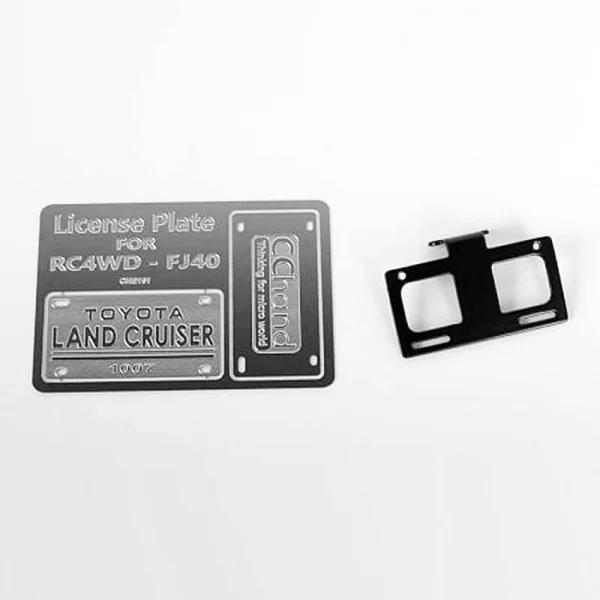 Front License Plate System for RC4WD G2 Cruiser RC4WD
