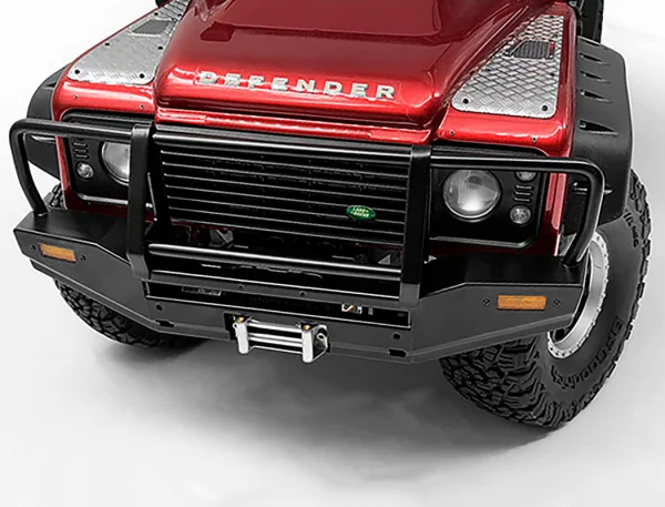 RC4WD Metal Front Winch Bumper for Traxxas TRX-4 Land Rover Defender D110 RC4WD