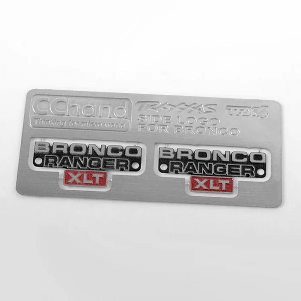 Side Metal Emblem for Traxxas TRX-4 79 Bronco Ranger XLT RC4WD