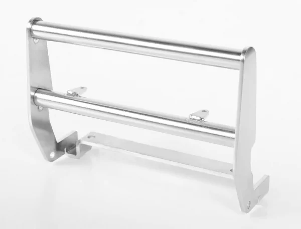 RC4WD Cowboy Front Grille Guard W/Lights For Traxxas TRX-4 79 Bronco Ranger Xlt (Silver)