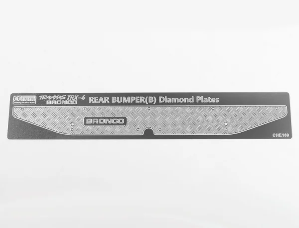 RC4WD Ks Rear Bumper For Traxxas TRX-4 79 Bronco Ranger Xlt (Silver)