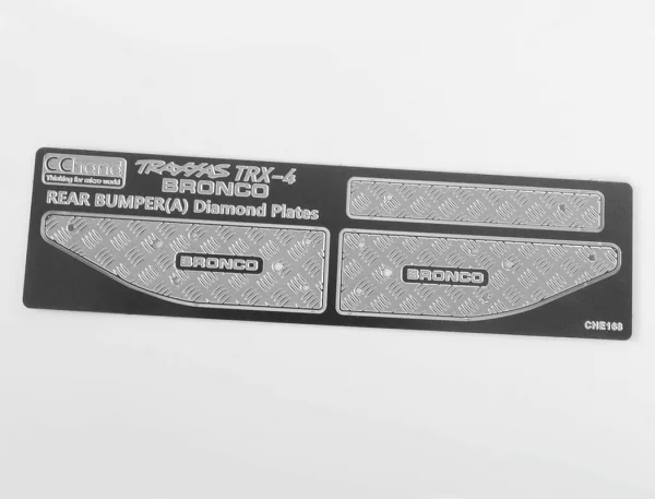 RC4WD Ranch Rear Step Bumper For Traxxas TRX-4 79 Bronco Ranger Xlt (Silver)