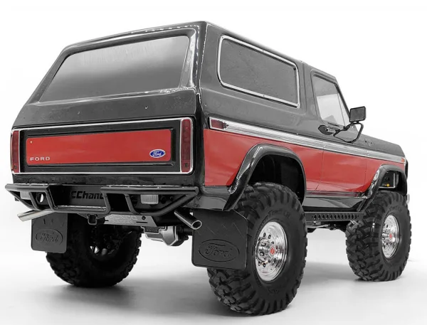 RC4WD Ranch Rear Step Bumper For Traxxas TRX-4 79 Bronco Ranger Xlt (Black)