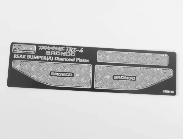 RC4WD Ranch Rear Step Bumper For Traxxas TRX-4 79 Bronco Ranger Xlt (Black)