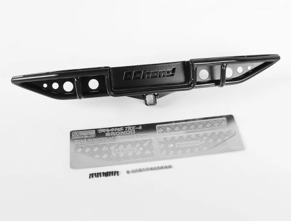 RC4WD Ranch Rear Step Bumper For Traxxas TRX-4 79 Bronco Ranger Xlt (Black)