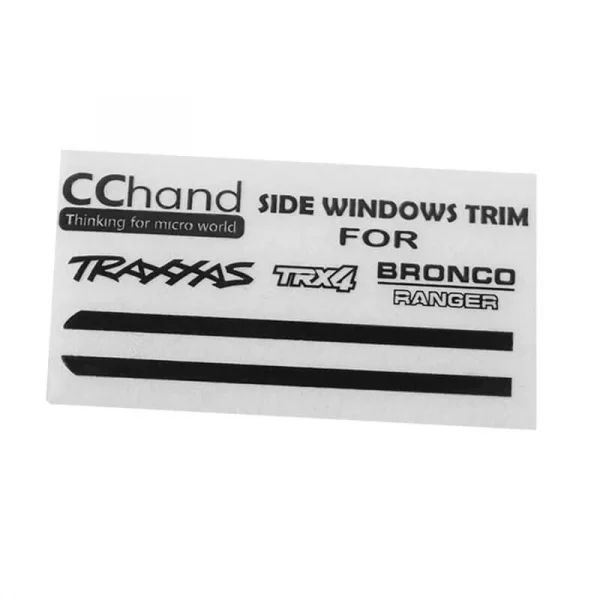 Front Side Window Trim for Traxxas TRX-4 79 Bronco Ranger XLT RC4WD
