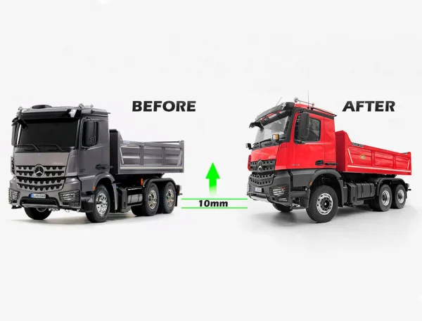 RC4WD Body Lift Kit For Mercedes-Benz Arocs 3348 6X4 Tipper Truck &mdash; image 6 of 8