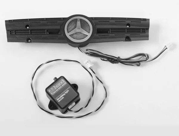 RC4WD Ambient Light Grill Logo W/Strobe Effect Unit For Mercedes-Benz Arocs 3348 6X4 Tipper Truck(B)