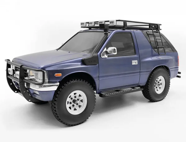 RC4WD Ranch Front Grille Guard W/Lights For Tamiya 1:10 Isuzu Mu Type X CC-01 (Black) — image 7 of 8