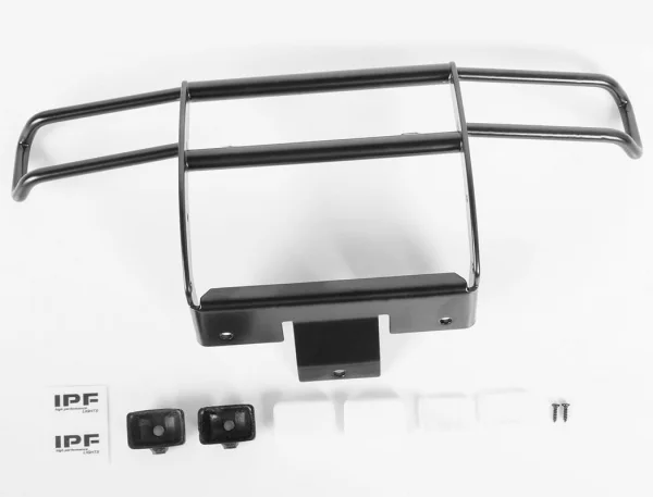 RC4WD Ranch Front Grille Guard W/Lights For Tamiya 1:10 Isuzu Mu Type X CC-01 (Black) — image 6 of 8