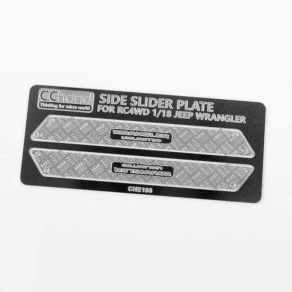 Metal Side Diamond Plates for 1:18 Gelande II Black Rock RC4WD — image 4 of 4